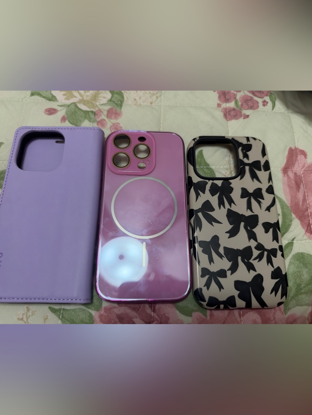 Pink Magnetic Phone Case Compatible with MagSafe Devices